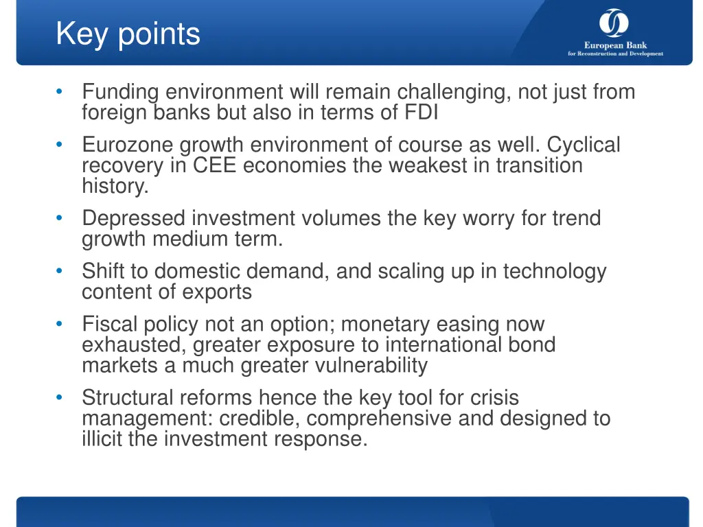 key points