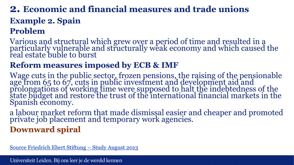 2 economic and financial measures and trade