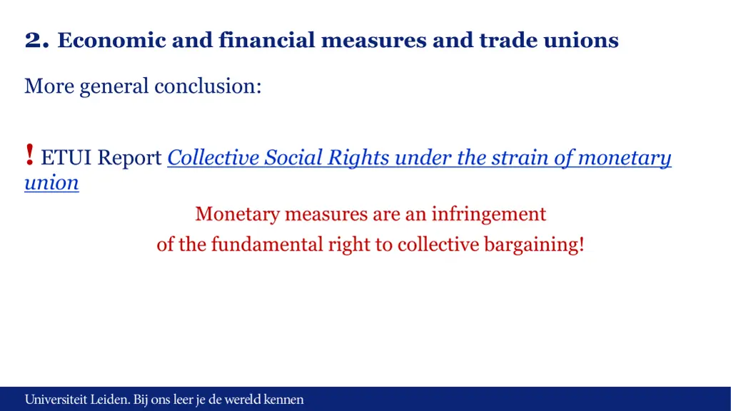 2 economic and financial measures and trade unions 2