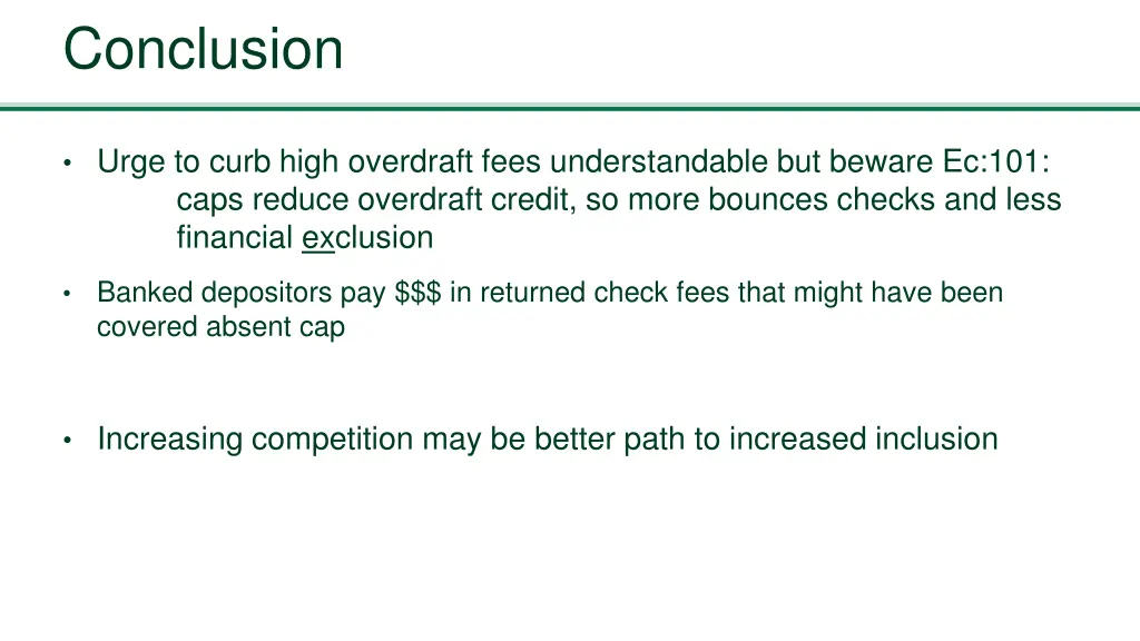 conclusion