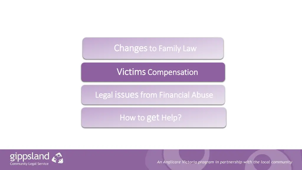 changes changes to family law to family law