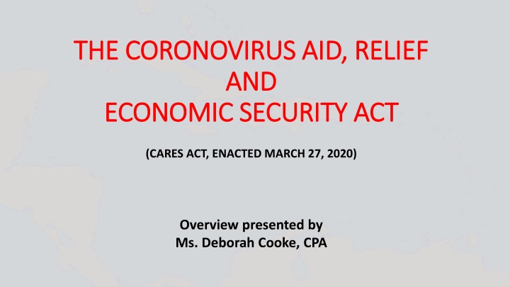 the coronovirus aid relief the coronovirus