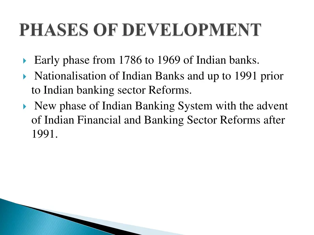 early phase from 1786 to 1969 of indian banks