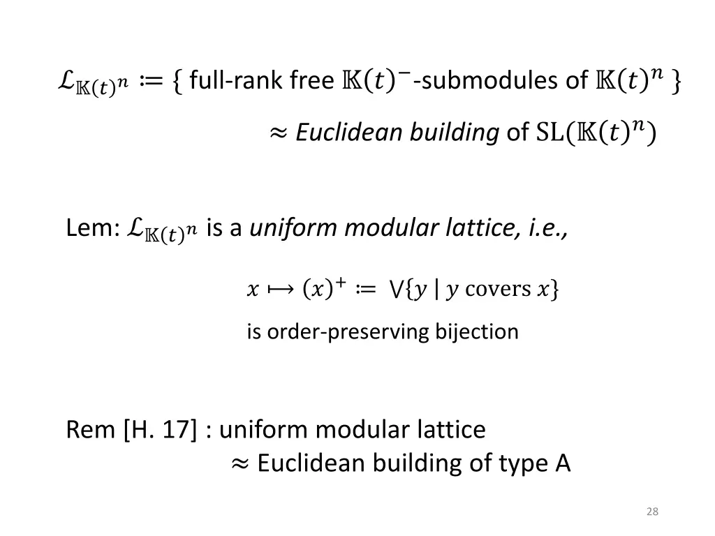 full rank free submodules of