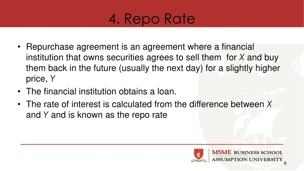 4 repo rate