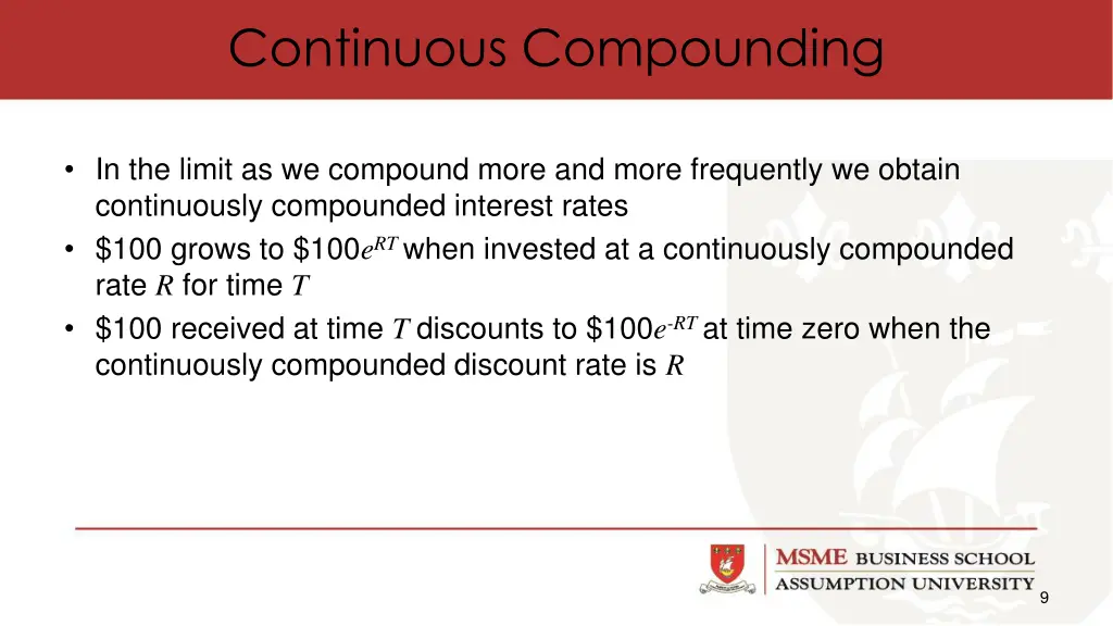 continuous compounding