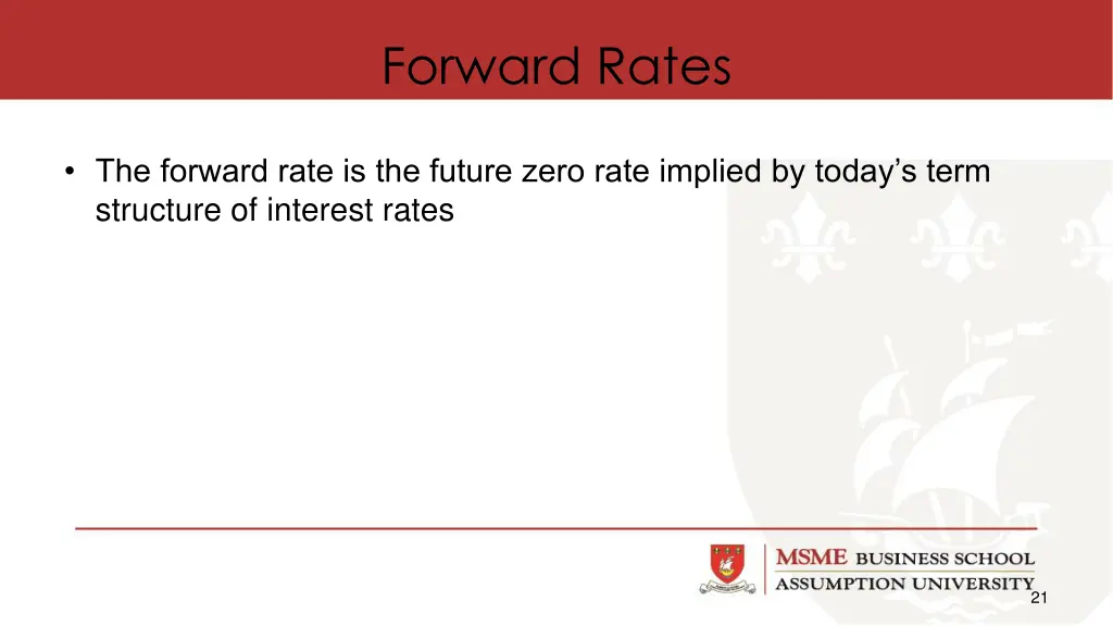 forward rates