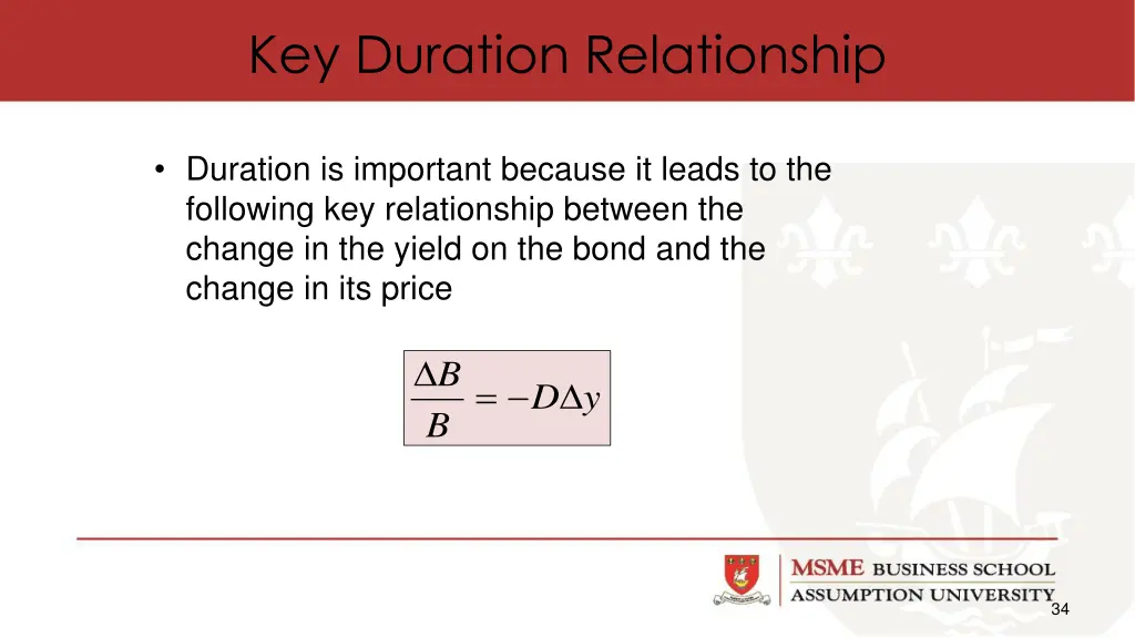 key duration relationship