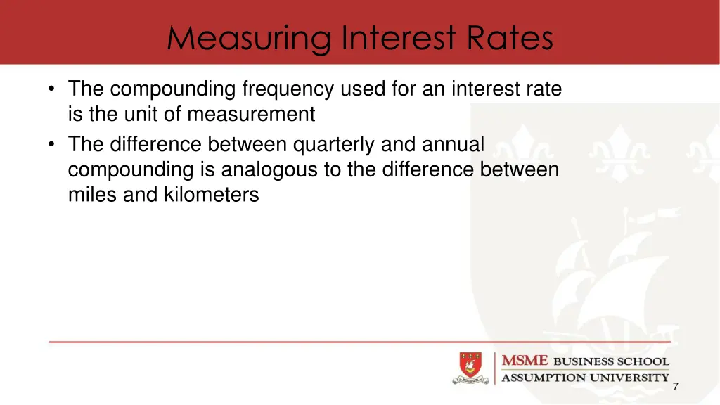 measuring interest rates