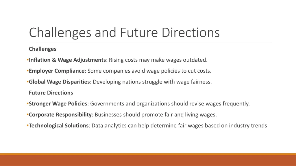 challenges and future directions