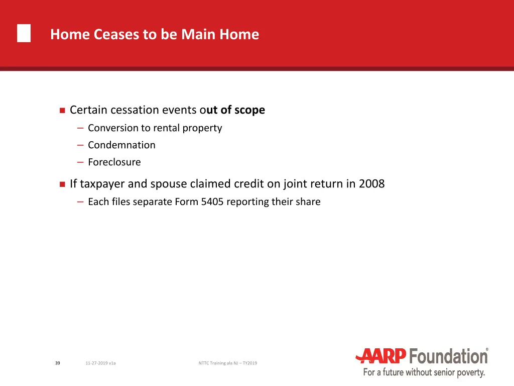 home ceases to be main home 1