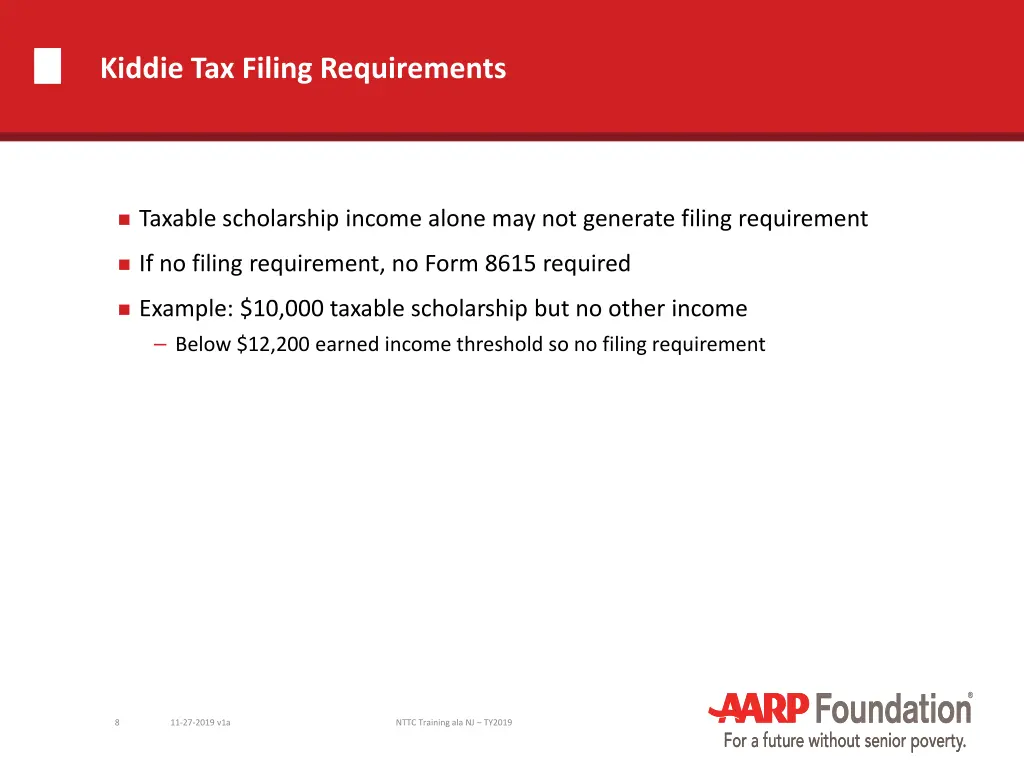 kiddie tax filing requirements