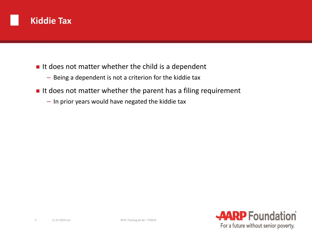 kiddie tax