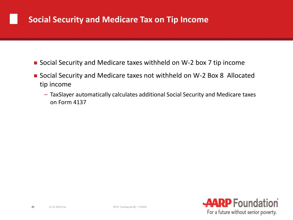 social security and medicare tax on tip income