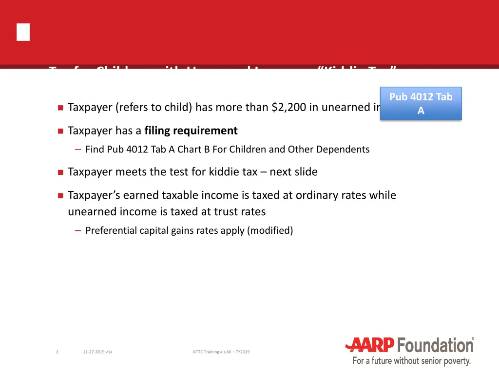 tax for children with unearned income kiddie tax