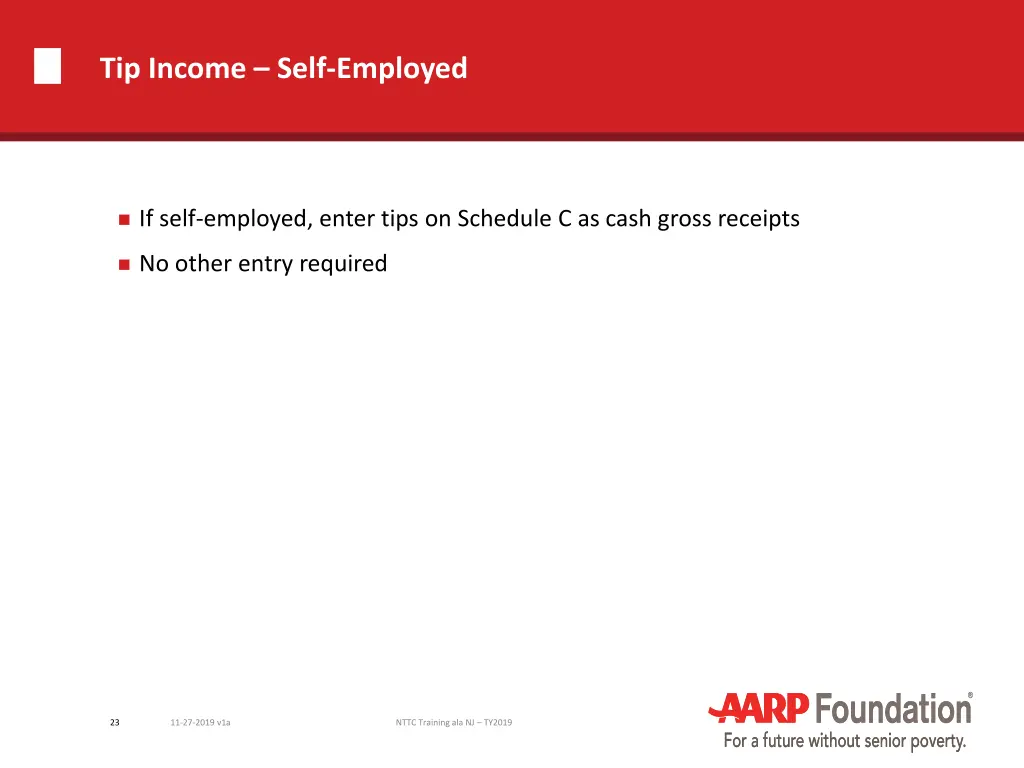 tip income self employed
