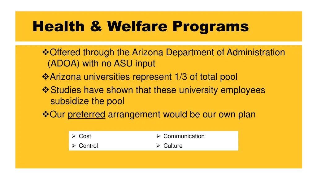 health welfare programs
