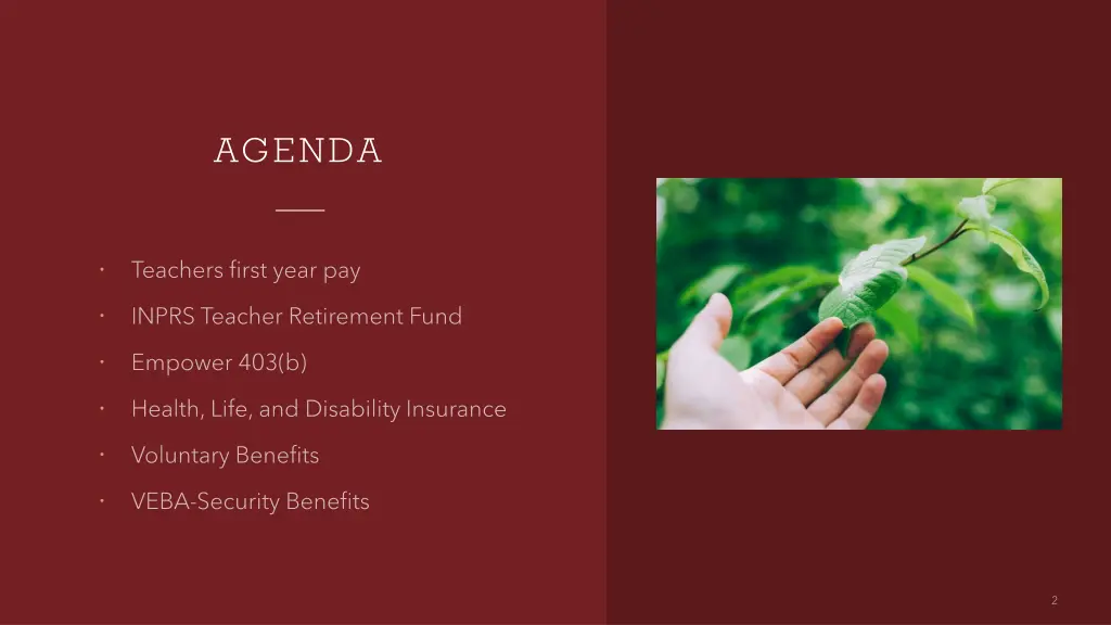 agenda