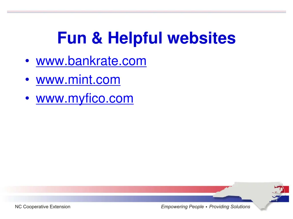 fun helpful websites www bankrate com www mint