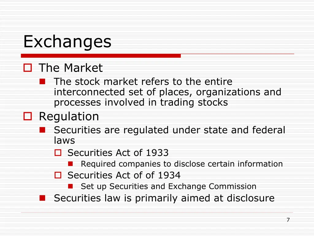 exchanges 1