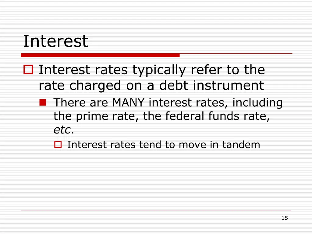 interest