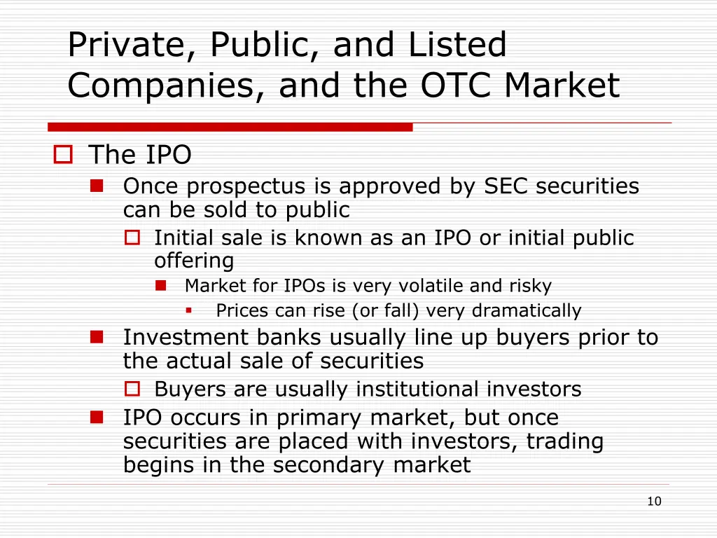 private public and listed companies 2