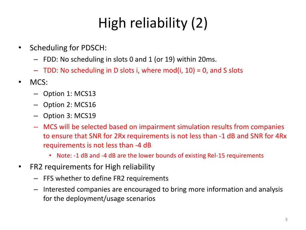 high reliability 2