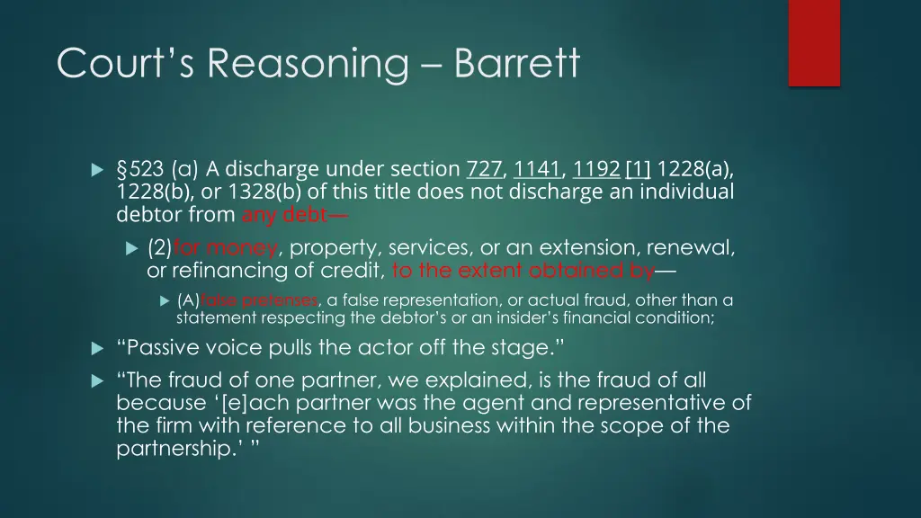 court s reasoning barrett