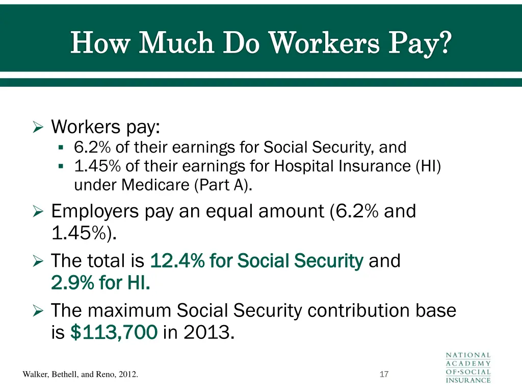 how much do workers pay