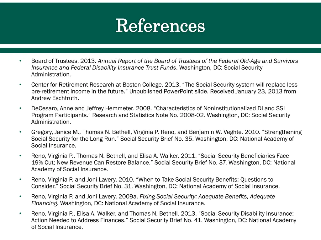 references