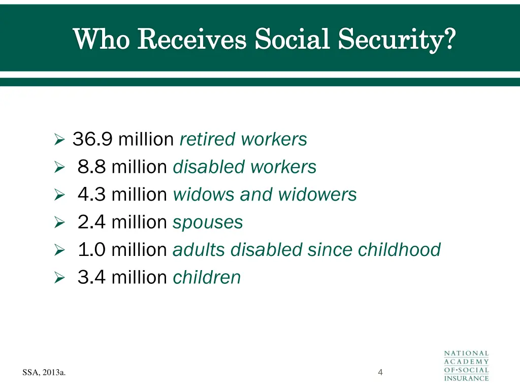 who receives social security
