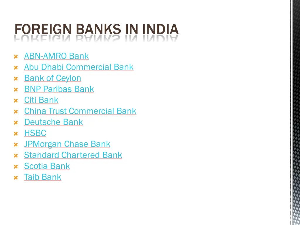 foreign banks in india