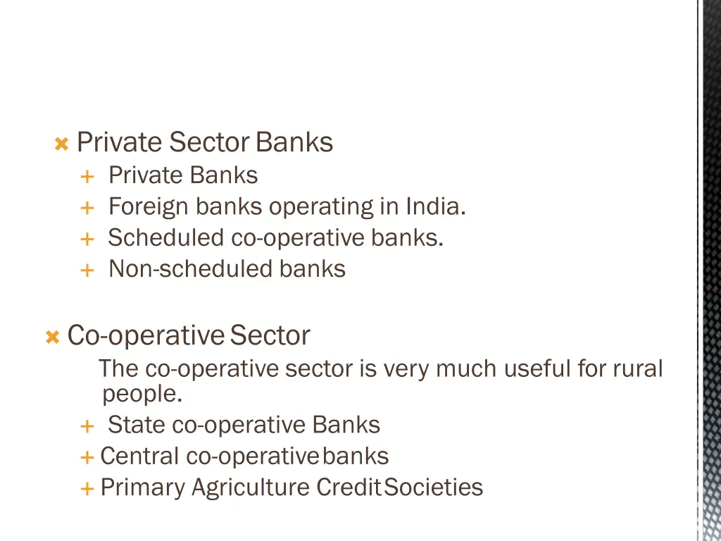 private sectorbanks private banks foreign banks