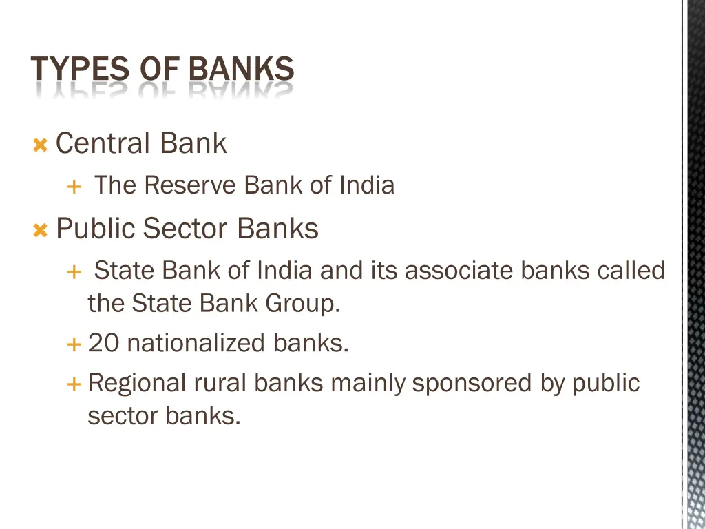 types of banks
