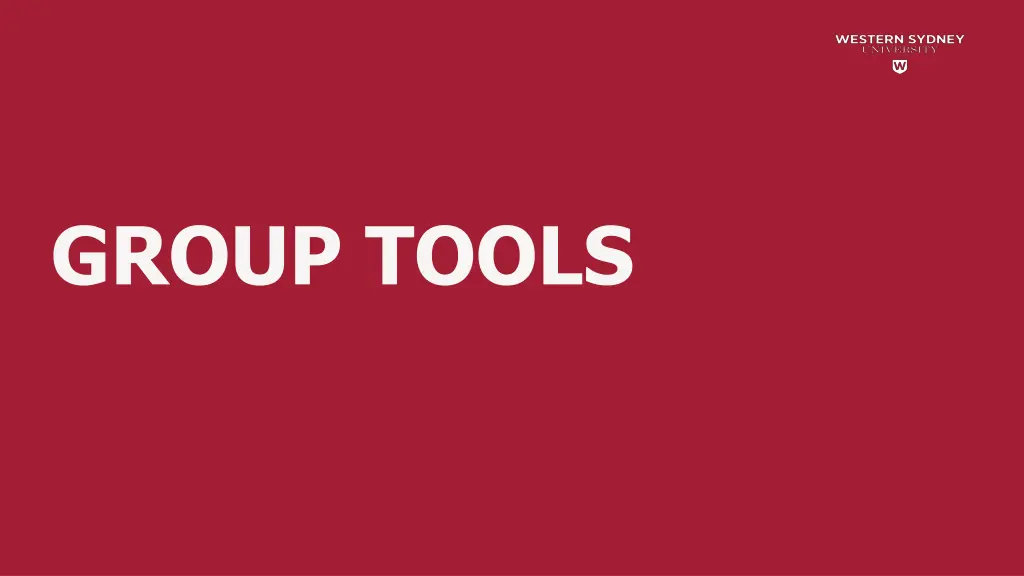 group tools