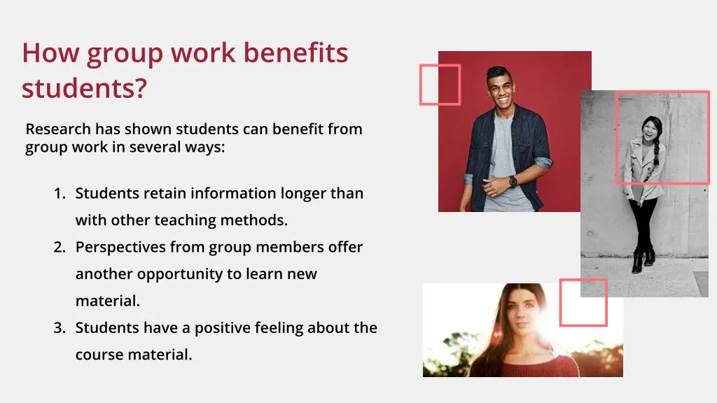 how group work benefits students