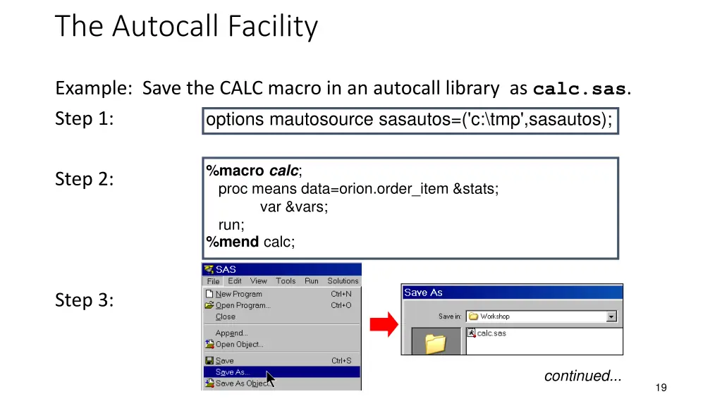 the autocall facility 2