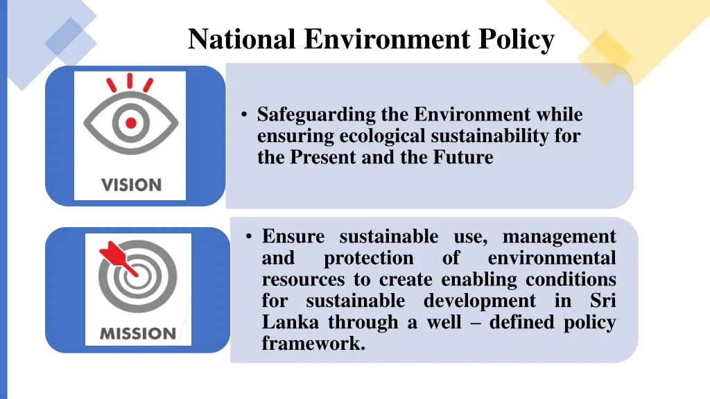 national environment policy