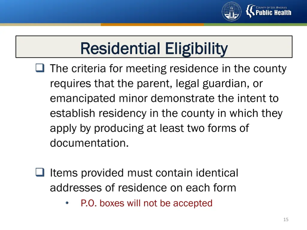 residential eligibility residential eligibility 1