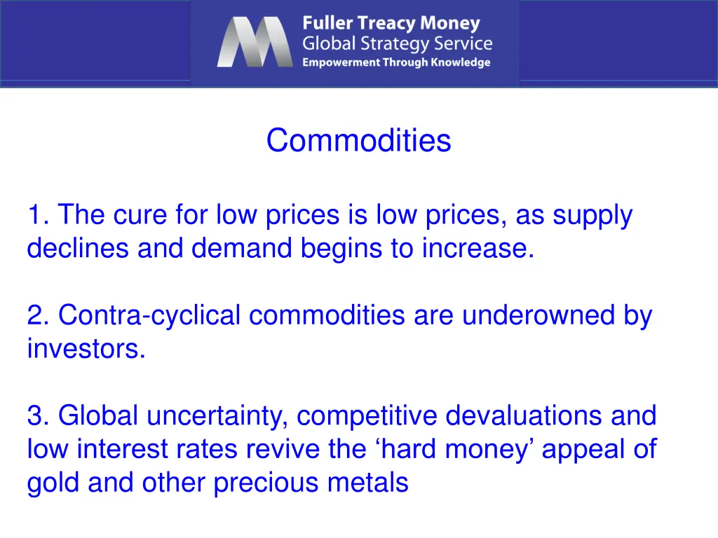 commodities