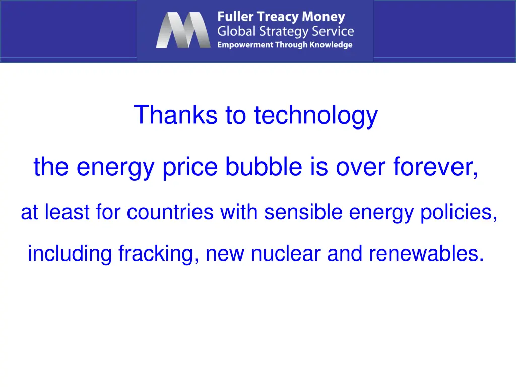 thanks to technology
