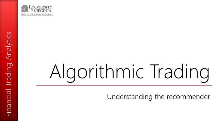 financial trading analytics