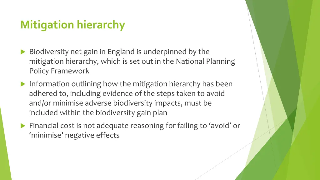mitigation hierarchy 1