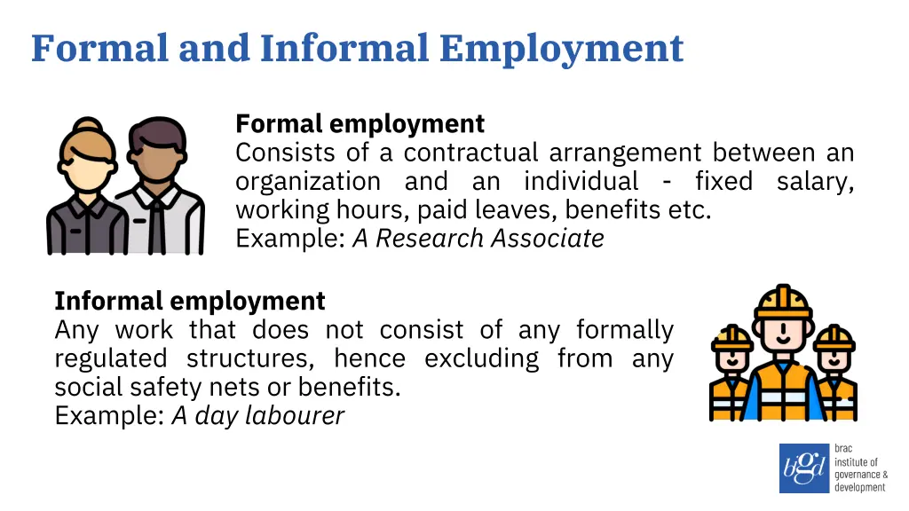 formal and informal employment