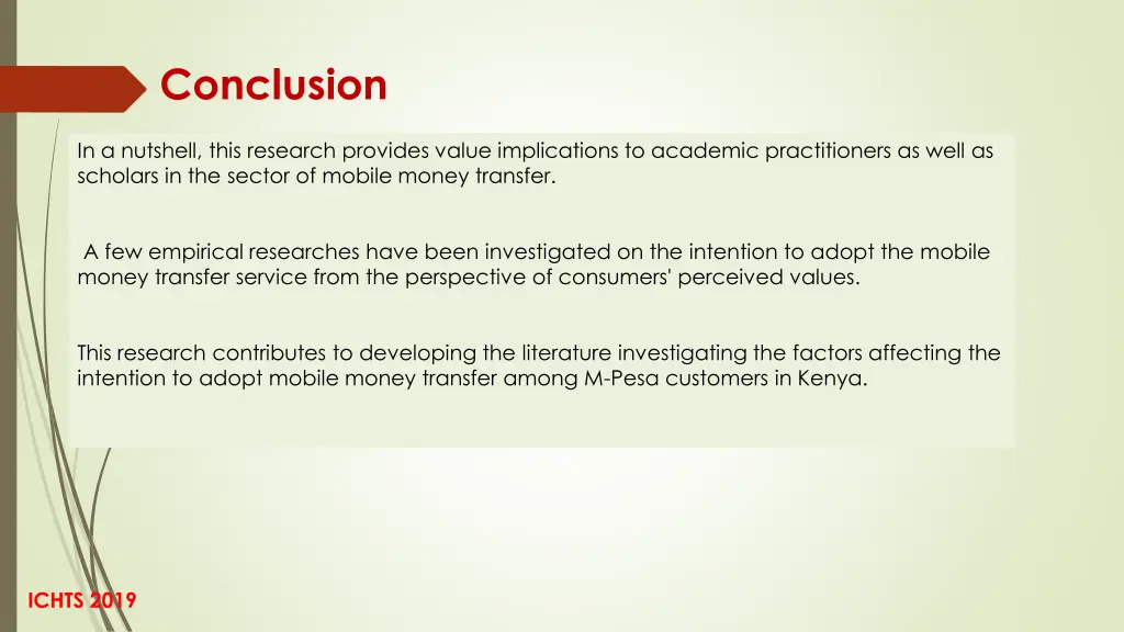 conclusion