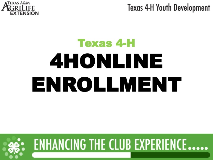 texas 4 texas 4 h h 4honline 4honline enrollment