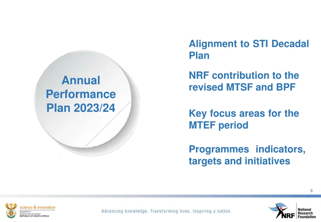 alignment to sti decadal plan