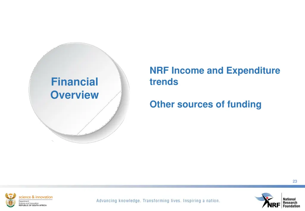 nrf income and expenditure trends