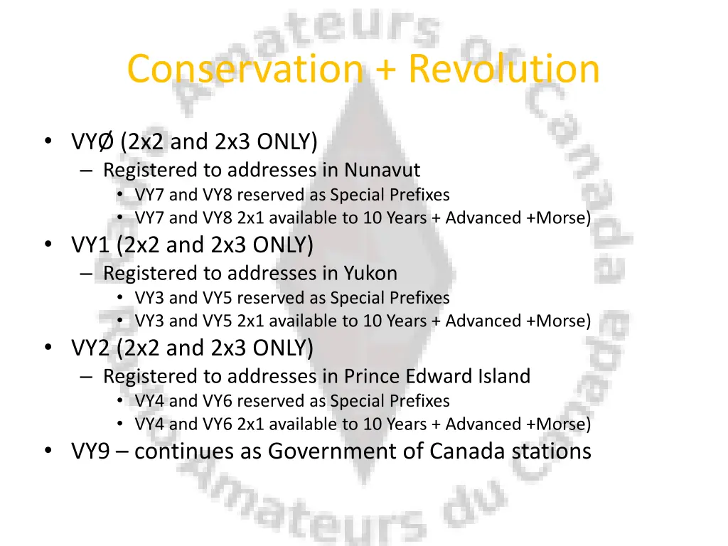 conservation revolution 3