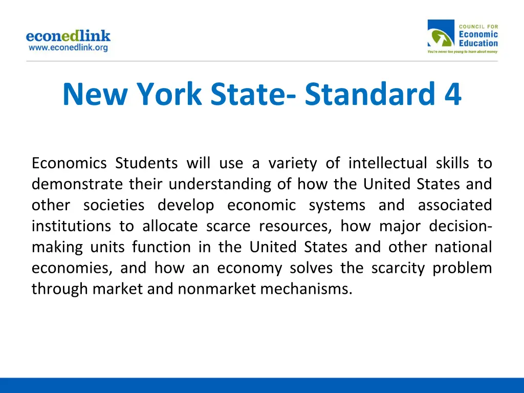 new york state standard 4